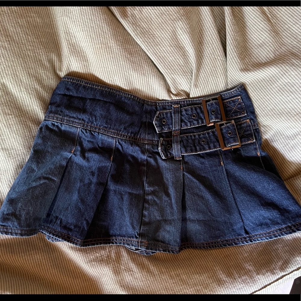 BDG DENIM TENNIS SKIRT